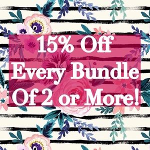 Select 2 items or more and get 15% off!